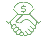 shaking hand icon